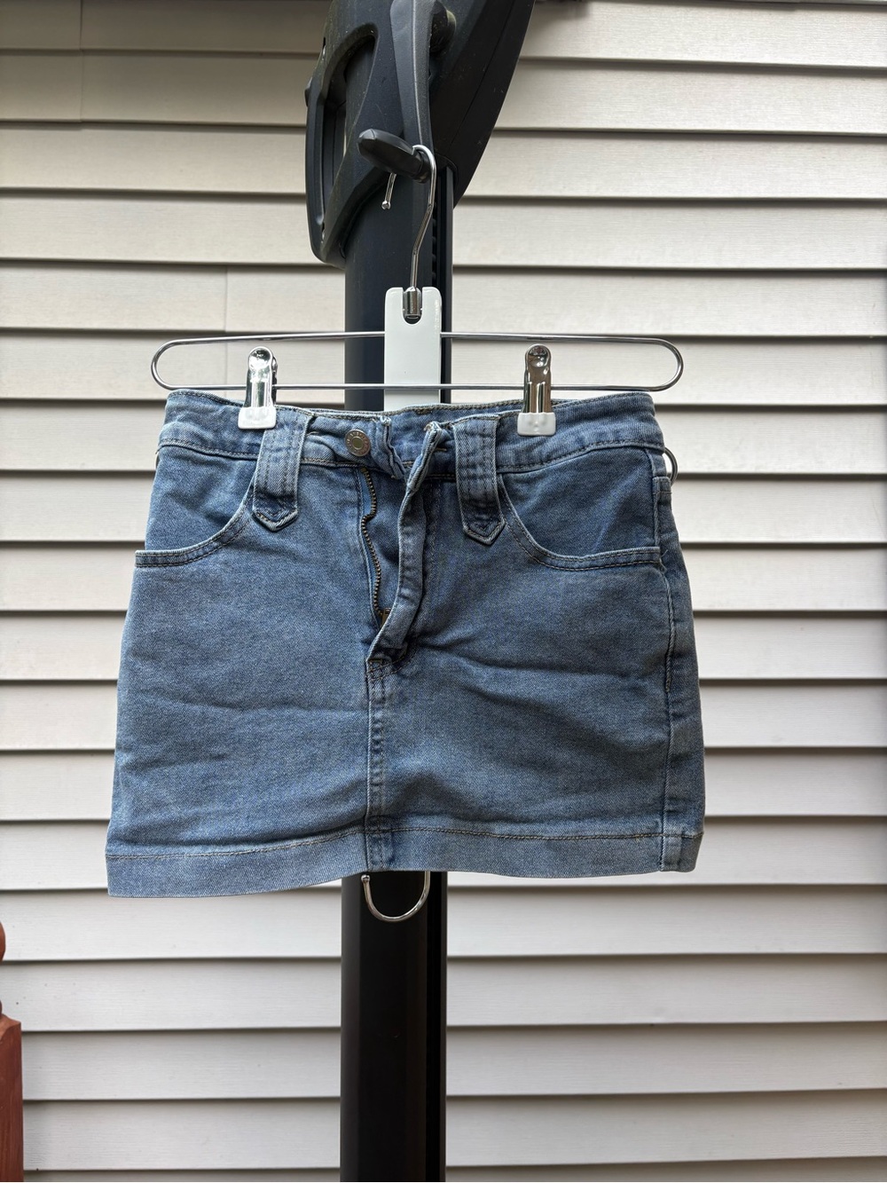 Classic Blue Denim Mini Skirt